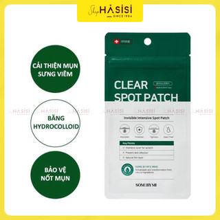 Miếng Dán Hỗ Trợ Giảm Mụn Thần Kỳ SOME BY MI CLEAR SPOT PATH Clear Spot Patch (SET 18 MIẾNG )