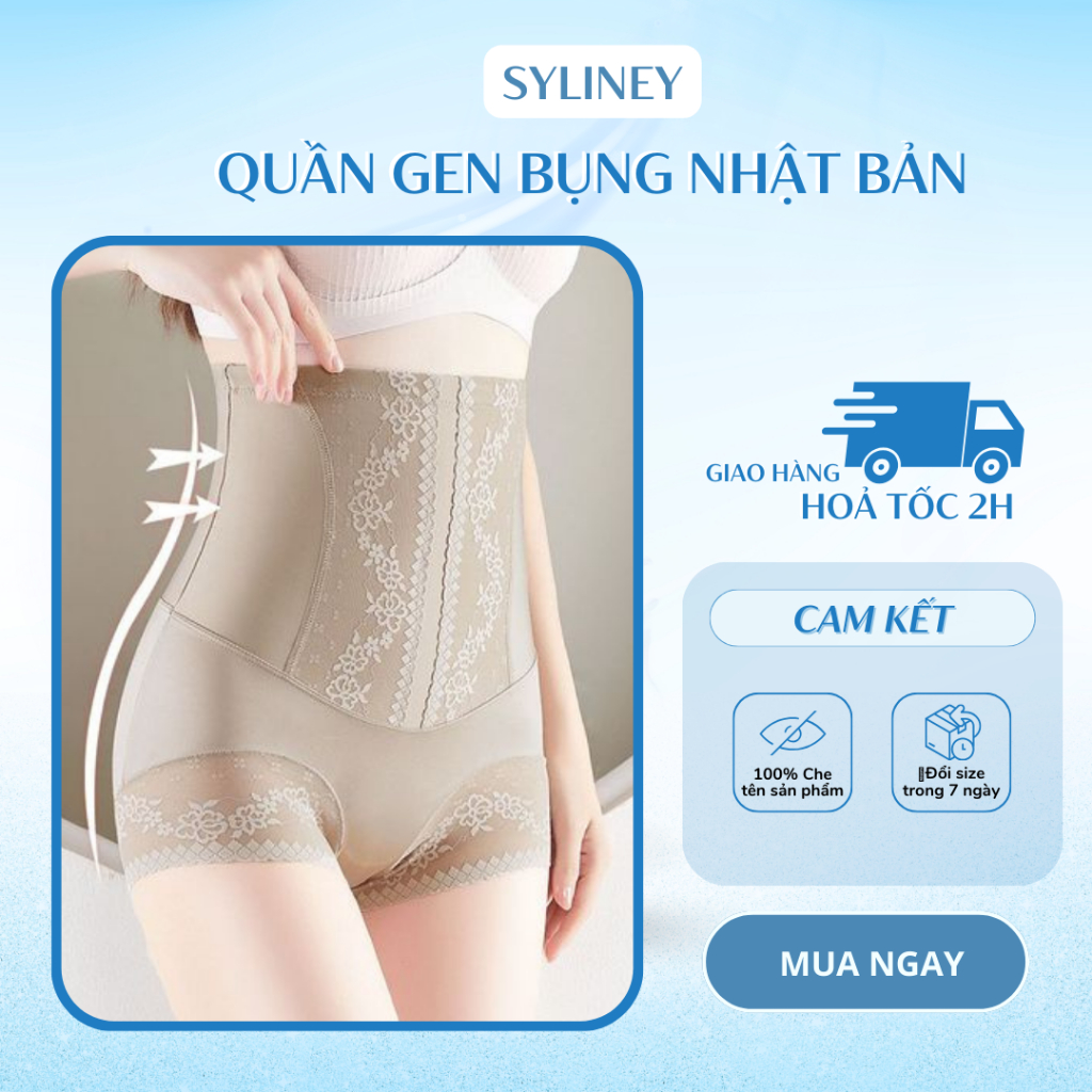 Quần Gen Định Hình Syliney Thon Dáng, Nâng Mông, Siết Eo Chất Liệu Lụa Satin Cao Cấp Q22