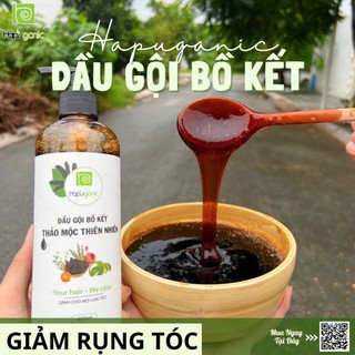 SỈ 1 LÍT Dầu gội bồ kết thảo mộc hạn chế rụng tóc HaPu Organic