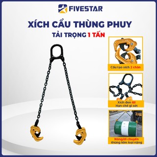 Xích cẩu thùng phuy tải 1 tấn