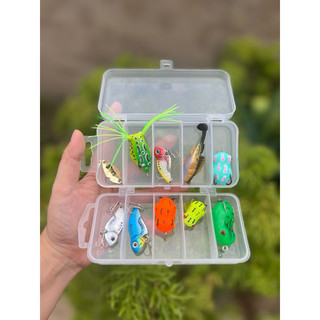 Hộp combo 5 mồi giả, mồi lure