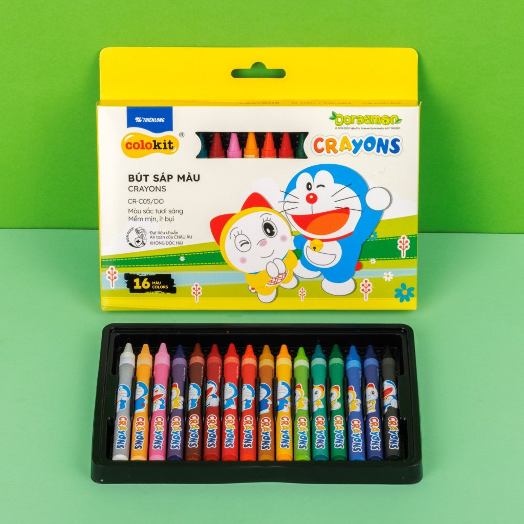 Sáp 16 màu Colokit Doraemon CR-C05/DO
