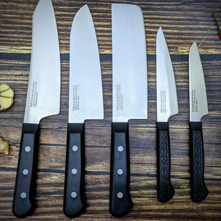 Dao làm bếp cao cấp siêu sắc MASAMOTO Nhật Bản thép không gỉ (Đủ loại từ lưỡi 10cm - 18cm)