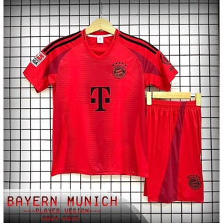Áo bóng đá bayer - bộ quần áo bóng đá 2024 mới bayer muchen đỏ thun lạnh
