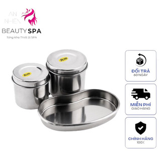 Hộp Đựng Bông Cồn Y Tế inox / Khau quả đậu