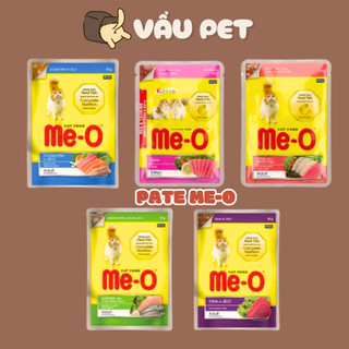 Pate mèo Me-O 80g - Pate cho mèo con, mèo lớn đầy đủ dinh dưỡng Vẩu Pet Shop