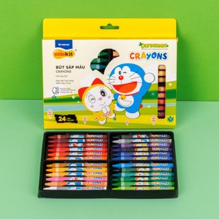 Sáp 24 màu colokit doraemon cr-c06/do