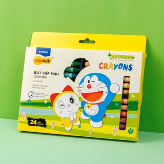Sáp 24 màu Colokit Doraemon CR-C06/DO