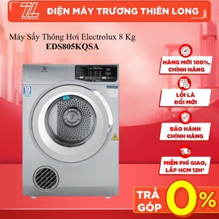 EDS805KQSA - Máy Sấy Thông Hơi Electrolux 8 Kg EDS805KQSA - BẢO HÀNH CHÍNH HÃNG