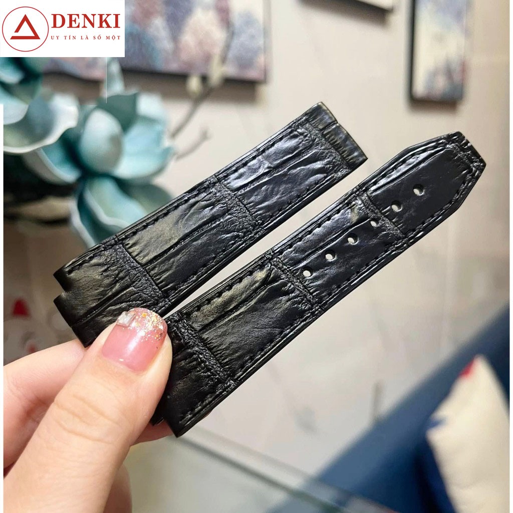 Dây da cá sấu chính hãng Olym model OP990-45