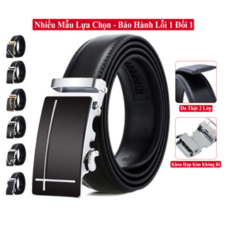 Dây Nịt Thắt Lưng Nam Da Bò Cao Cấp Vicenzo Khóa Tự Động Dây Bản Nhỏ 3.5Cm, Thắt Lưng Nam Da Bò Thật Chính Hãng Cao Cấp