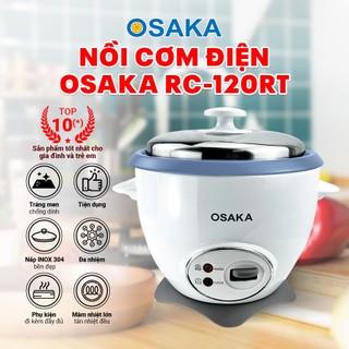 Nồi cơm điện Osaka RC-120R Nắp rời - Hàng chính hãng
