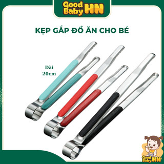 Kẹp gắp thức ăn inox kẹp xúc lật đồ chiên rán, gắp đồ nóng như bít tết, cá rán, thịt nướng