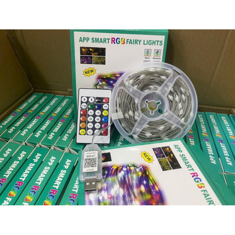 Dây led 10M chạy đuổi, xài remote + app RGB