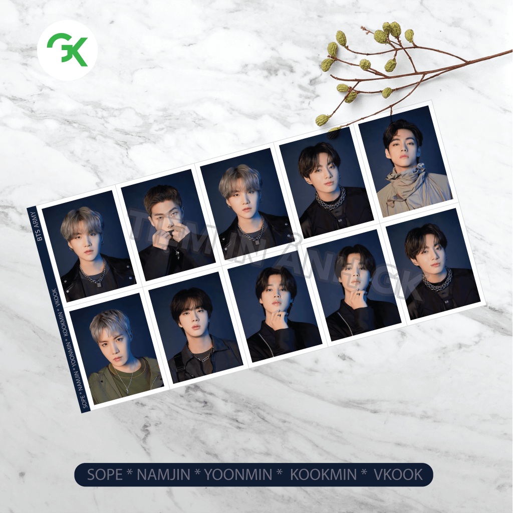 ID Photo BTS Bangtan Sonyeondan 방탄소년단 - OTP mãi mận - Size 3x4cm