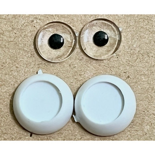 Mắt búp bê chưa tô màu