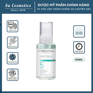 Huyết thanh phục hồi da christina unstress 5 total serenity 100ml| serum phục hồi,căng bóng da