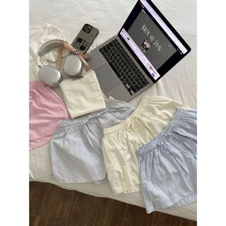  Krixi Short | Quần shot ngắn đính cúc siêu xinh | Quần đùi nữ mặc ở nhà Trendy thoải mái mát mẻ 