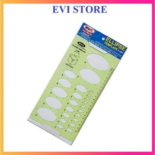 Thước kĩ thuật e-606 / thước vẽ elip winq e606