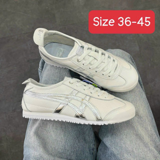 [ẢNH THẬT_ HÀNG SC] Giày tiger bạc nam nữ, giày onit.suka tiger trắng sọc bạc mẫu mới nam nữ siêu nhẹ gọn chân basic