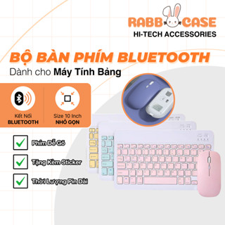 Bộ bàn phím Bluetooth không dây mini nhỏ gọn dành cho điện thoại, máy tính bảng, Laptop - Hỗ trợ gõ tiếng Việt