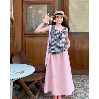 Áo kiểu caro nơ [HÌNH THẬT]