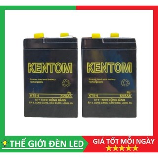 Bình ắc quy khô kentom 6v 4.5-5ah hàng chính hãng