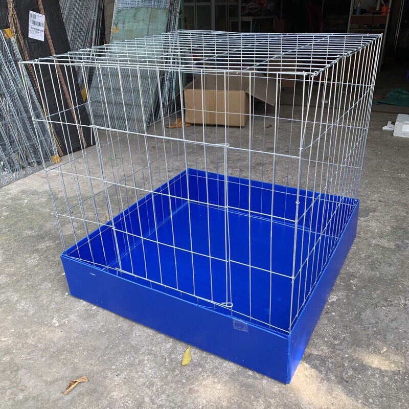 lồng 80*80 vuông+khay(tặng dây thít)