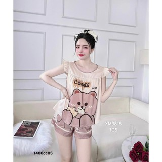 BỘ LỤA NGẮN HỌA TIẾT DỄ THƯƠNG
