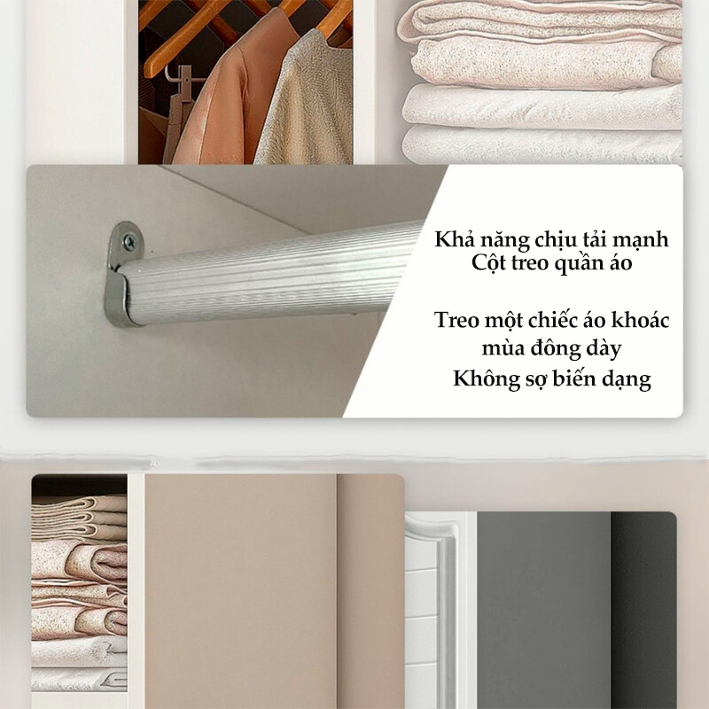 ALVIN Tủ quần áo có cửa trượt hoạt động êm ái sức chứa cực lớn | BigBuy360 - bigbuy360.vn