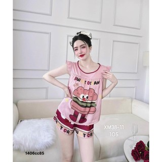 BỘ LỤA NGẮN HỌA TIẾT DỄ THƯƠNG