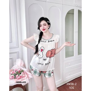 BỘ LỤA NGẮN HỌA TIẾT DỄ THƯƠNG