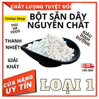 Bột sắn dây nguyên chất loại 1. Bột sắn dây nhà làm nguyên chất 100% thanh nhiệt-giải khát, mát lạnh