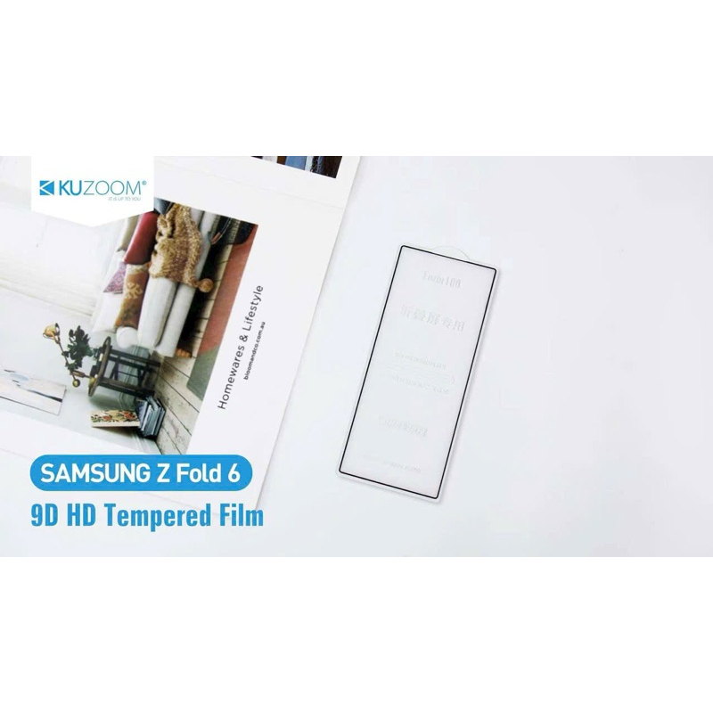 Z FOLD 6 - Kính cường lực Kuzoom Full màn hình cho Samsung Galaxy Z Fold 6 siêu cảm ứng