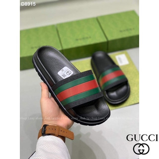 Dép Gucci nam nữ quai ngang đế cao full box