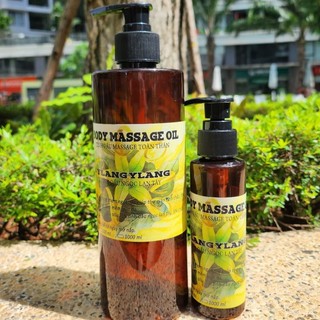 (Free Ship) 1 LÍT DẦU MASSAGE BODY  Hoa NGỌC LAN TÂY THƠM DỊU NHẸ, AN TOÀN CHO DA, DÙNG CHO MỌI LOẠI DA