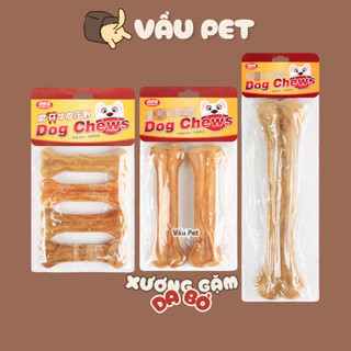Xương gặm da bò bổ sung canxi chống ngứa răng và làm sạch răng cho chó Vẩu Pet Shop