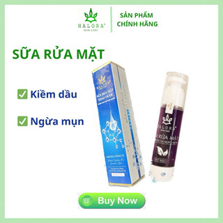 Sữa rữa mặt da dầu mụn halora