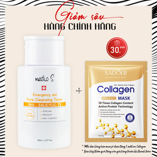 Dung dịch bha giảm mụn, dầu nhờn medic s _ bha salicylic 2%