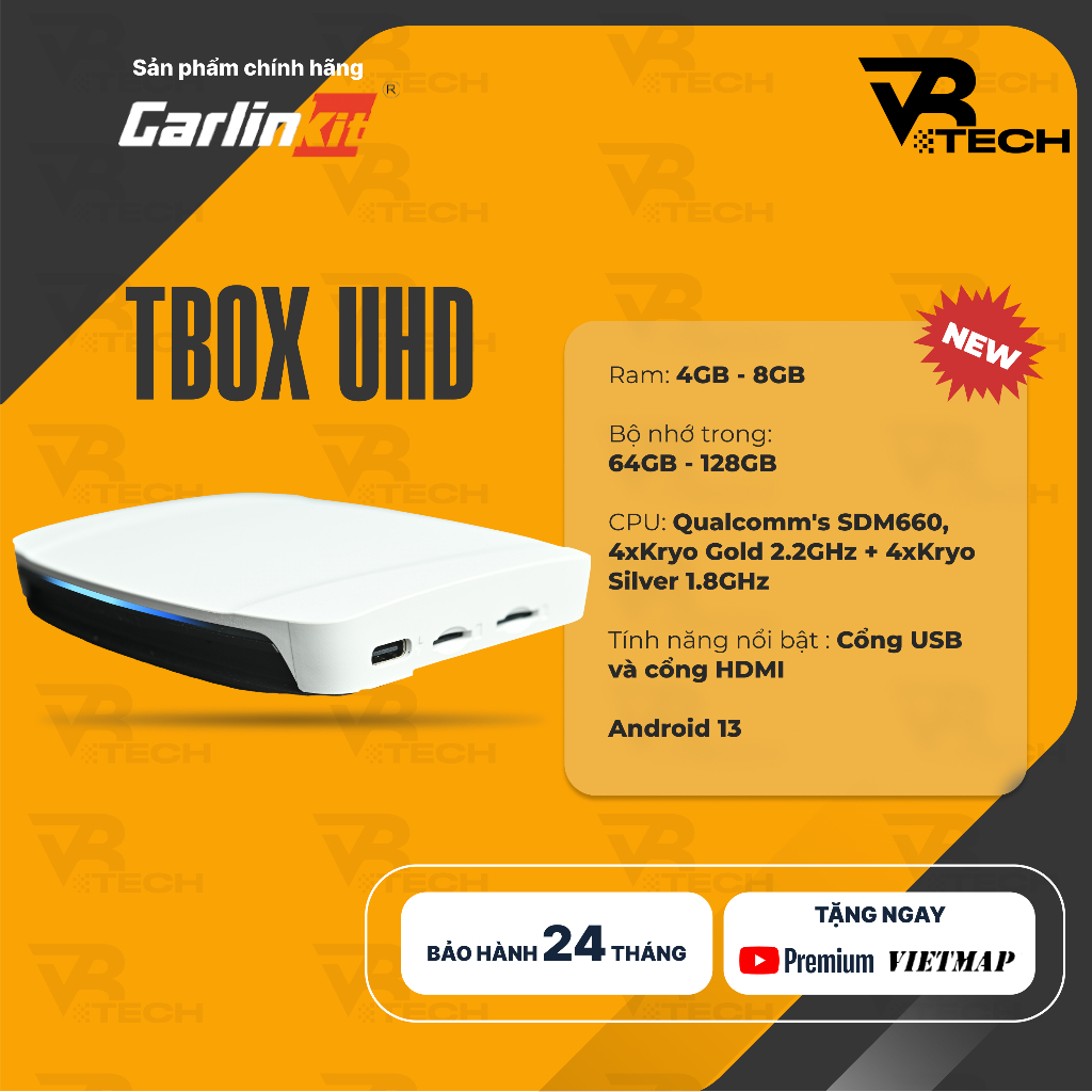 Android Box Ô Tô 2026 Chính Hãng Carlinkit Tbox UHD HDMI 2025 Qualcomm 660, Bản cao cấp nhất, tặng Vietmap S2, Carplay | BigBuy360 - bigbuy360.vn