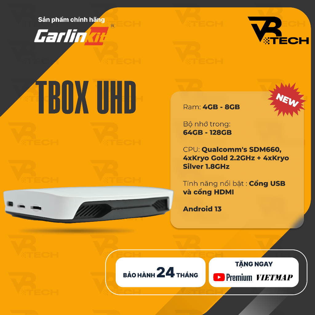 Android Box Ô Tô 2026 Chính Hãng Carlinkit Tbox UHD HDMI 2025 Qualcomm 660, Bản cao cấp nhất, tặng Vietmap S2, Carplay | BigBuy360 - bigbuy360.vn