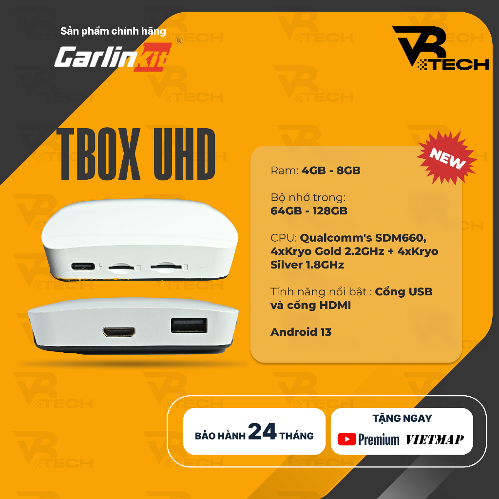 Android Box Ô Tô 2026 Chính Hãng Carlinkit Tbox UHD HDMI 2025 Qualcomm 660, Bản cao cấp nhất, tặng Vietmap S2, Carplay | BigBuy360 - bigbuy360.vn