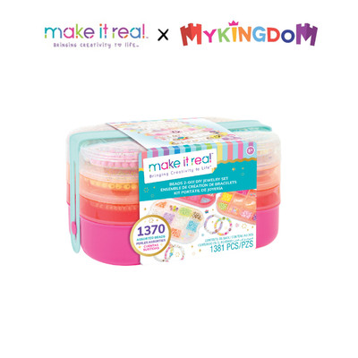 Đồ Chơi Bộ Hộp Làm Vòng Tay Sắc Màu MAKE IT REAL 1710MIR