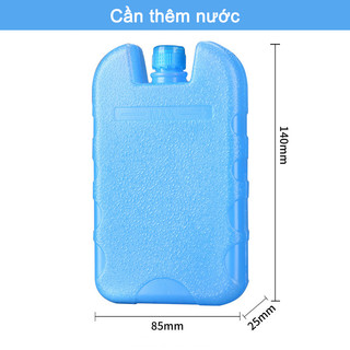 Đá khô CO2  giữ lạnh sữa, nước uống, Hộp băng khô dạng gel cho quạt điều hòa, du lịch, phượt