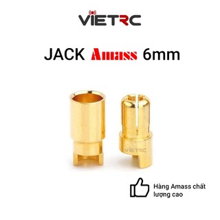 Jack / Giắc chuối 6mm Amass cho tàu, xe, máy bay điều khiển từ xa