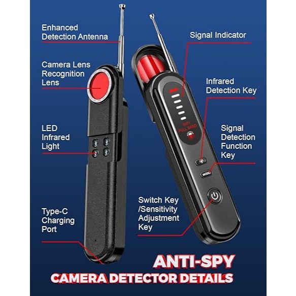Thiết Bị Dò Tìm Phát Hiện Camera T01, Phát Hiện Mọi Ngóc Ngách, Khóa Chính Xác Nhiều Camera | BigBuy360 - bigbuy360.vn