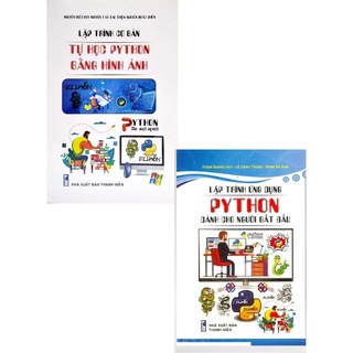 Sách - combo lập trình ứng dụng - python dành cho người bắt đầu + lập trình cơ bản - tự học python bằng hình ảnh