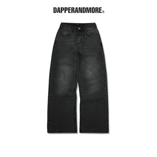  Quần Jean Ống Rộng DAPPERANDMORE Washed Denim Pants - Black 