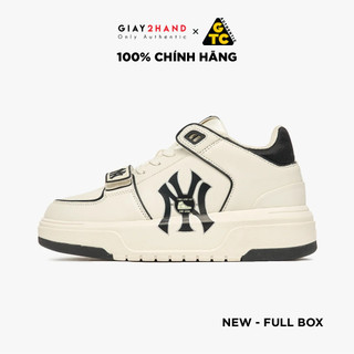 M.l.b chunky liner mid new york white black 3asxclb3n-50bks - giày mới chính hãng 100%