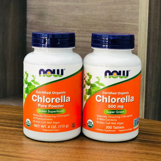 Tảo lục Chlorella (Dạng bột và viên)